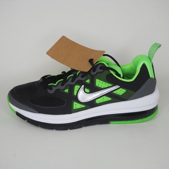 Nike Other - Nike Air Max Genome GS Boys Shoes Running Black Sneakers